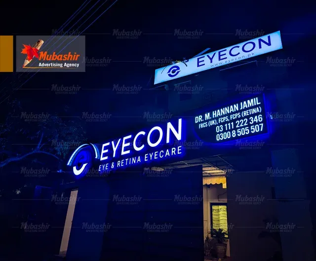 Eyecon Eye & Retina Eyecare custom sign