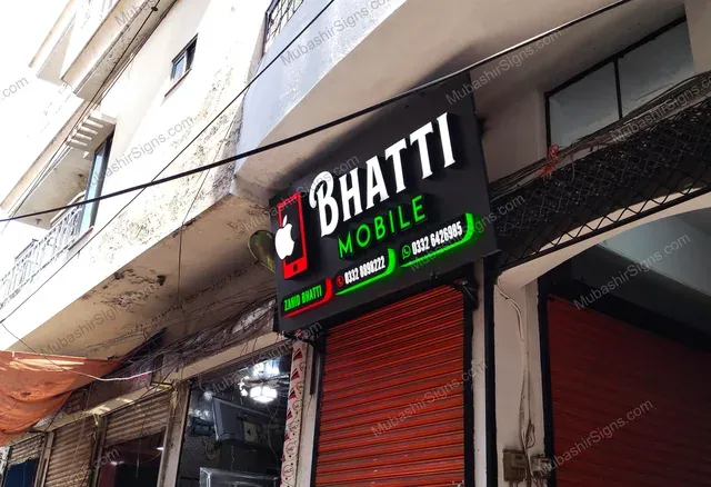 Bhatti Mobile custom sign