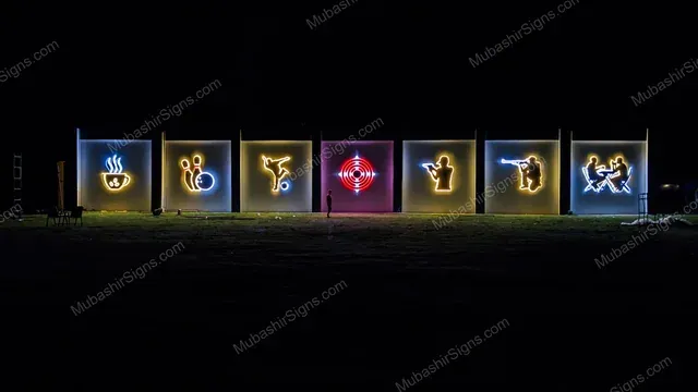 Star Arena Metal Wall Logos custom sign