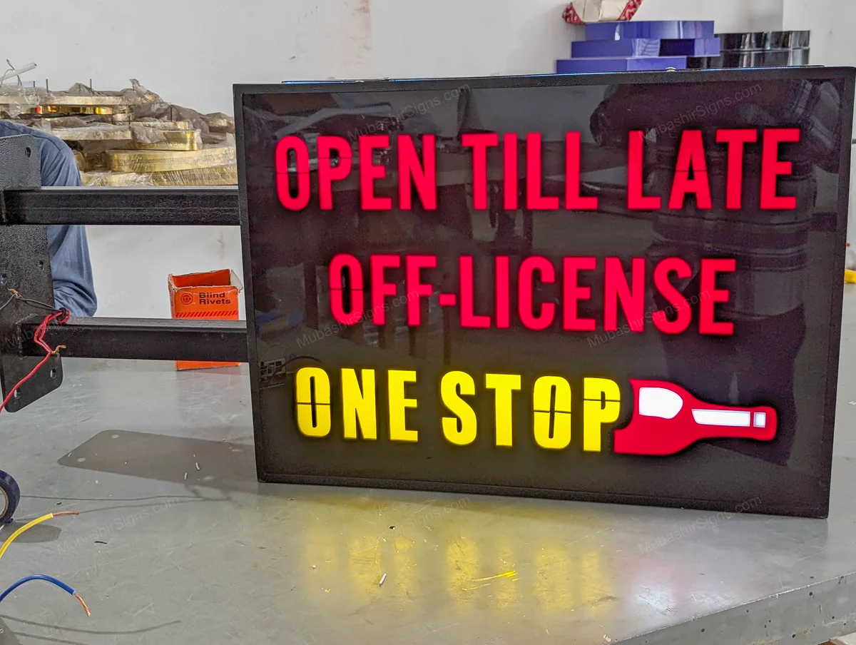 One Stop custom sign