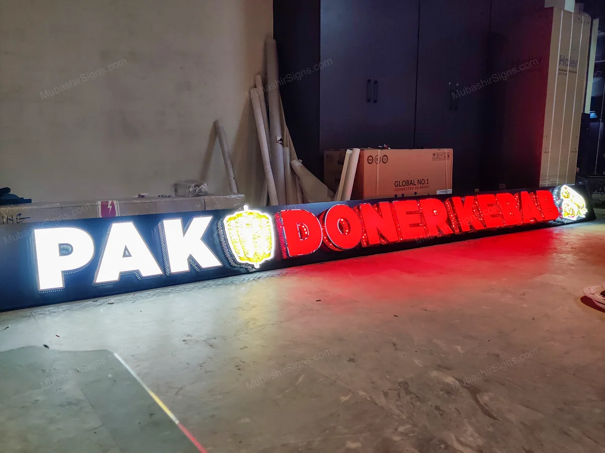 Pak Doner Kebab custom sign