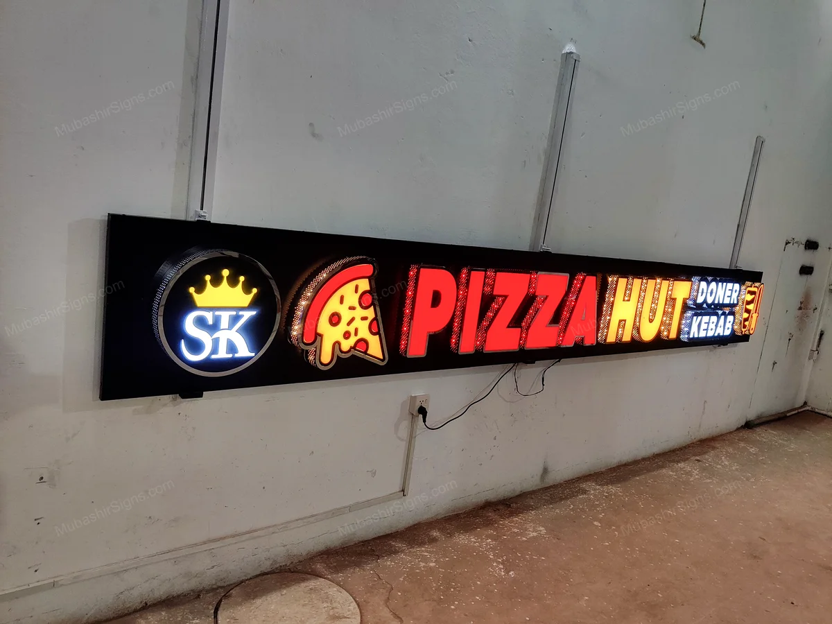 SK Pizza Hut custom sign