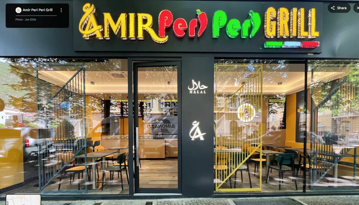 Amir Peri Peri Grill custom sign