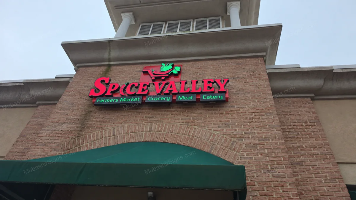 Spice Valley custom sign